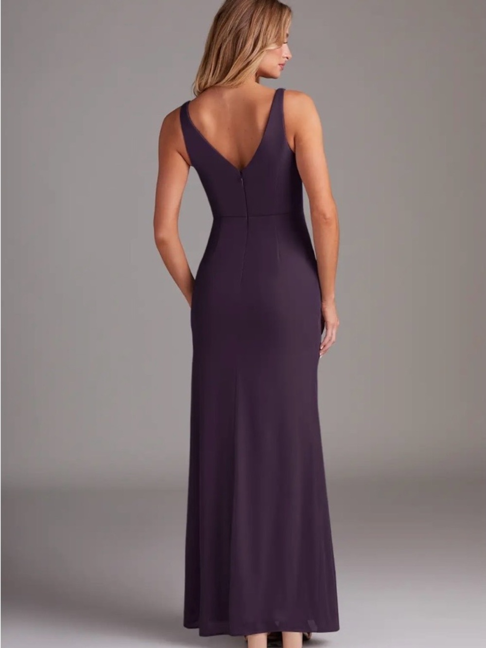 Azazie LEANDRA Bridesmaid Dress - Has not been altered! Colour: Plum. - Picture 5 of 6